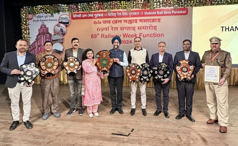 Railway News : 69वें रेलवे सप्ताह पुरस्कार में रांची रेल मंडल को मिले कई पुरस्कार