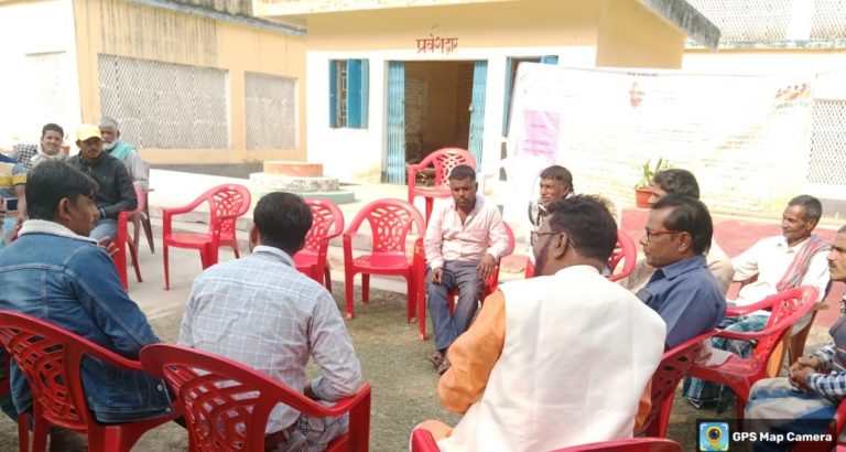 निस्ता में ग्राम सभा का किया गया आयोजन