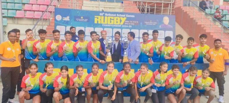 Purnia news : राष्ट्रीय रग्बी फुटबॉल प्रतियोगिता में बिहार टीम को मिला गोल्ड मेडल