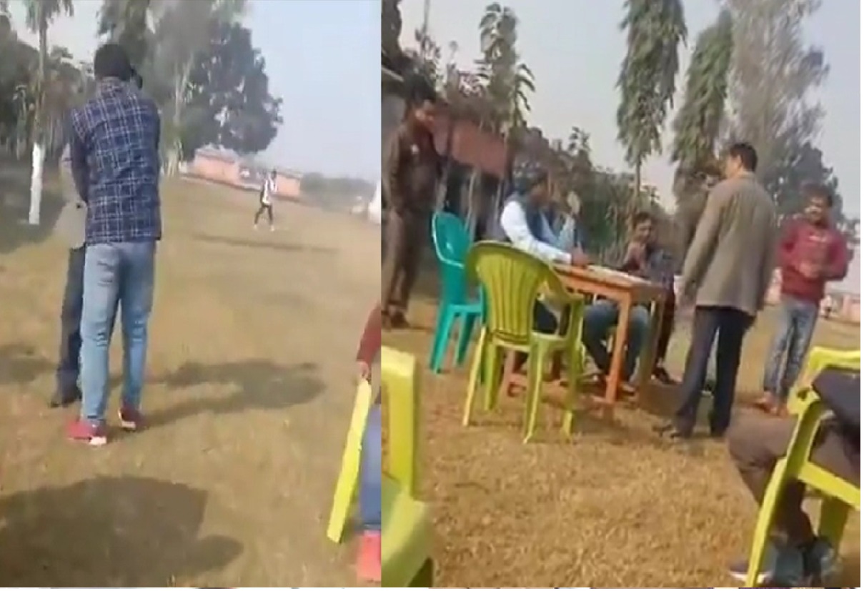 two teachers fight in Bihar