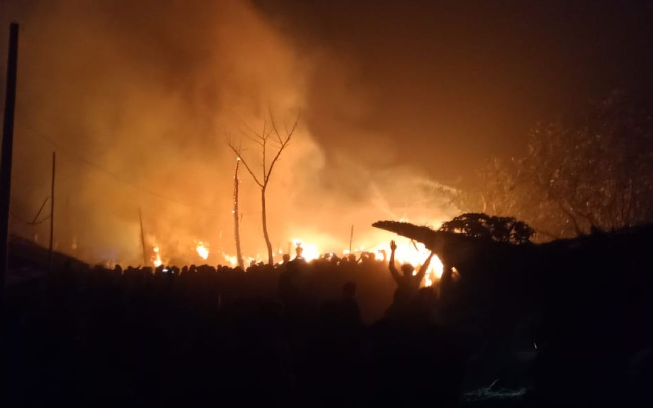 Fire Breakout in Bihar