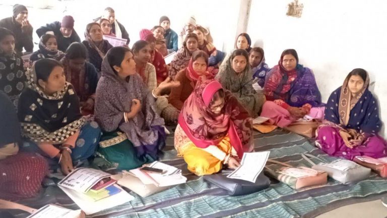 महिला संवाद कार्यक्रम में जीविका दीदियों को दी गयी योजनाओं की जानकारी