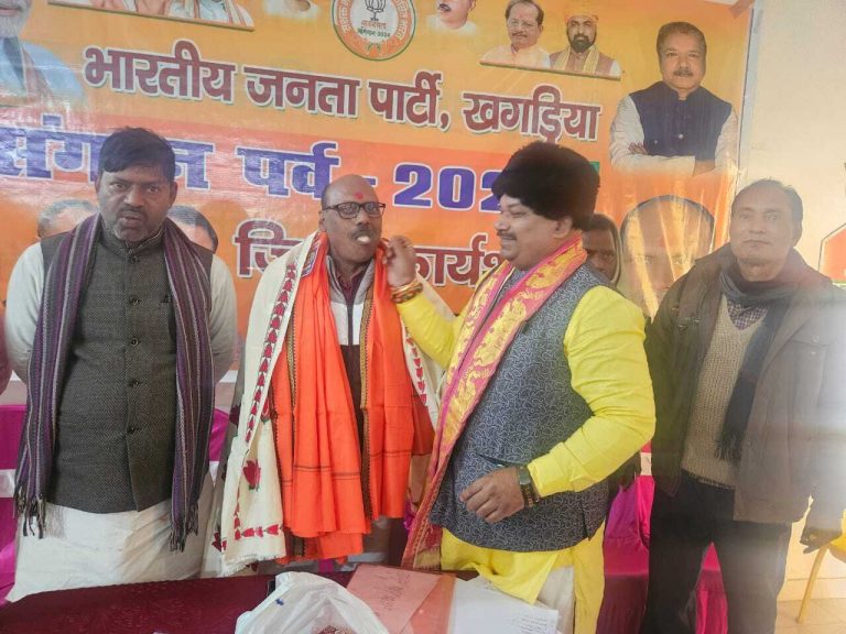 शत्रुघ्न भगत दोबारा बने भाजपा जिलाध्यक्ष, कार्यकर्ताओं ने दी बधाई