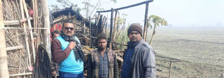 बोबिल में आग लगने से एक घर जला