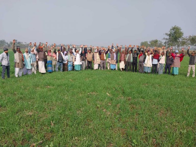 जमीन अधिग्रहण का रैयतों ने किया विरोध, जमीन नहीं देने का लिया निर्णय