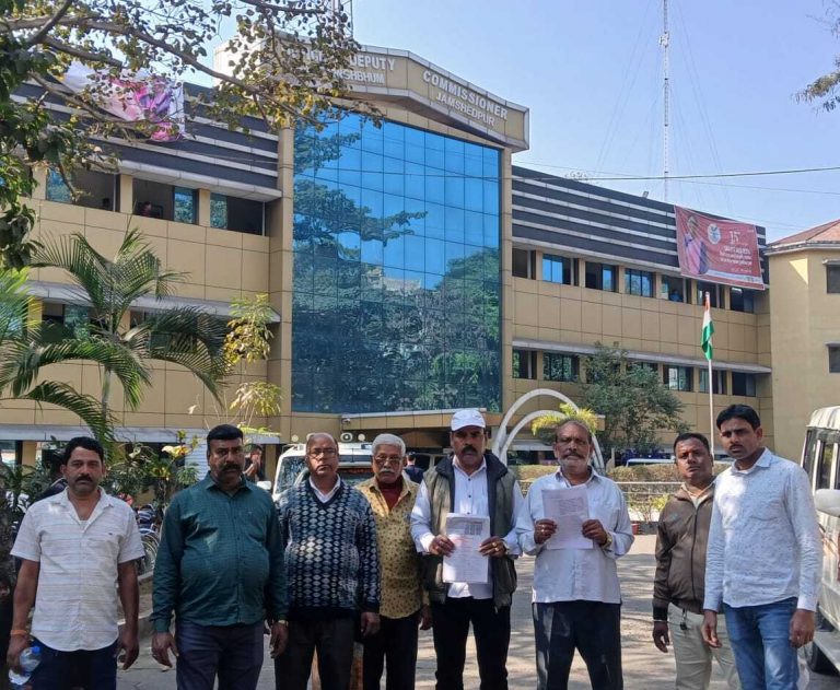 Jamshedpur news. मानगो गौड़ समाज की जमीन पर शिलान्यास-निर्माण का विरोध
