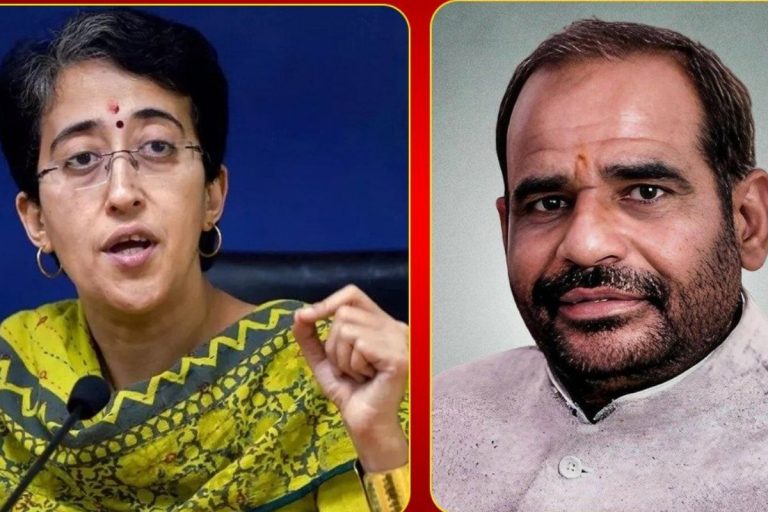 दिल्ली में हिरनी की तरह भाग रही आतिशी.. रमेश विधूड़ी ने फिर दिया विवादित बयान