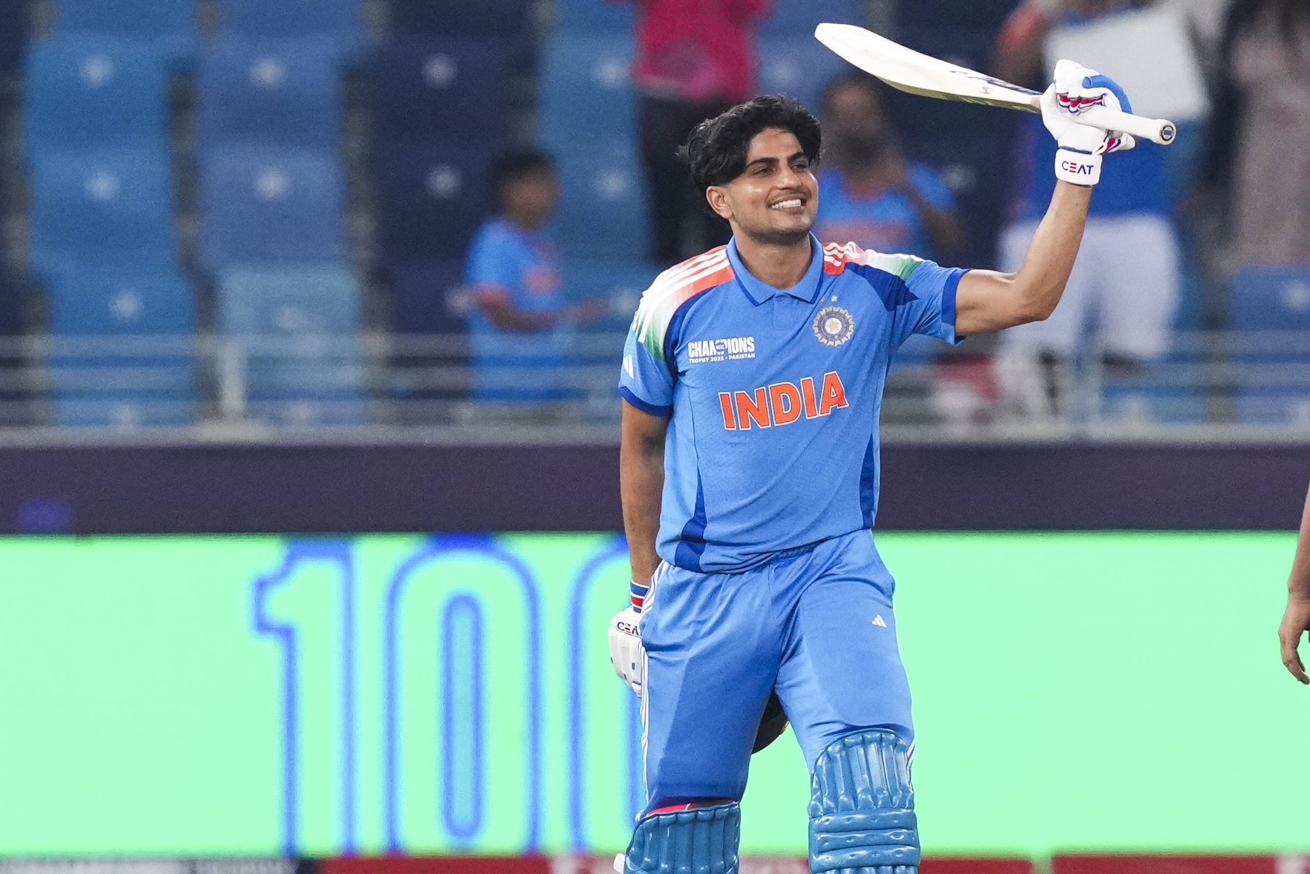 IND vs BAN: Shubman Gill celebrates his century