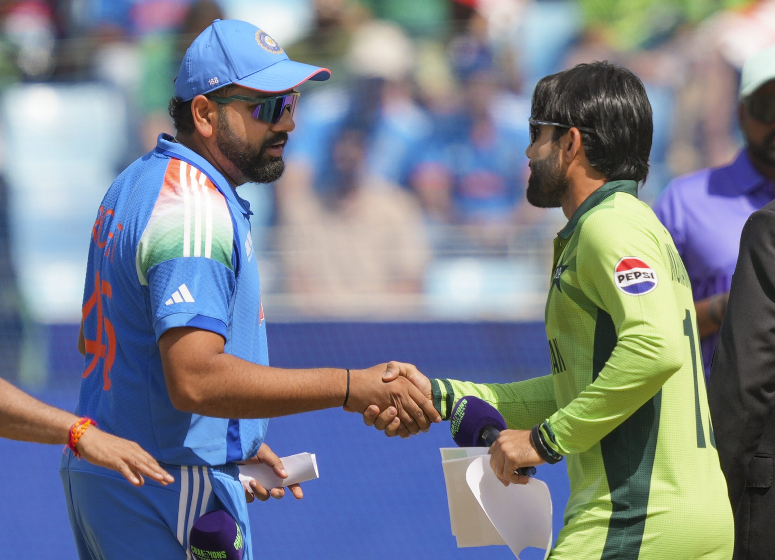 Rohit Sharma and Mohammad Rizwan