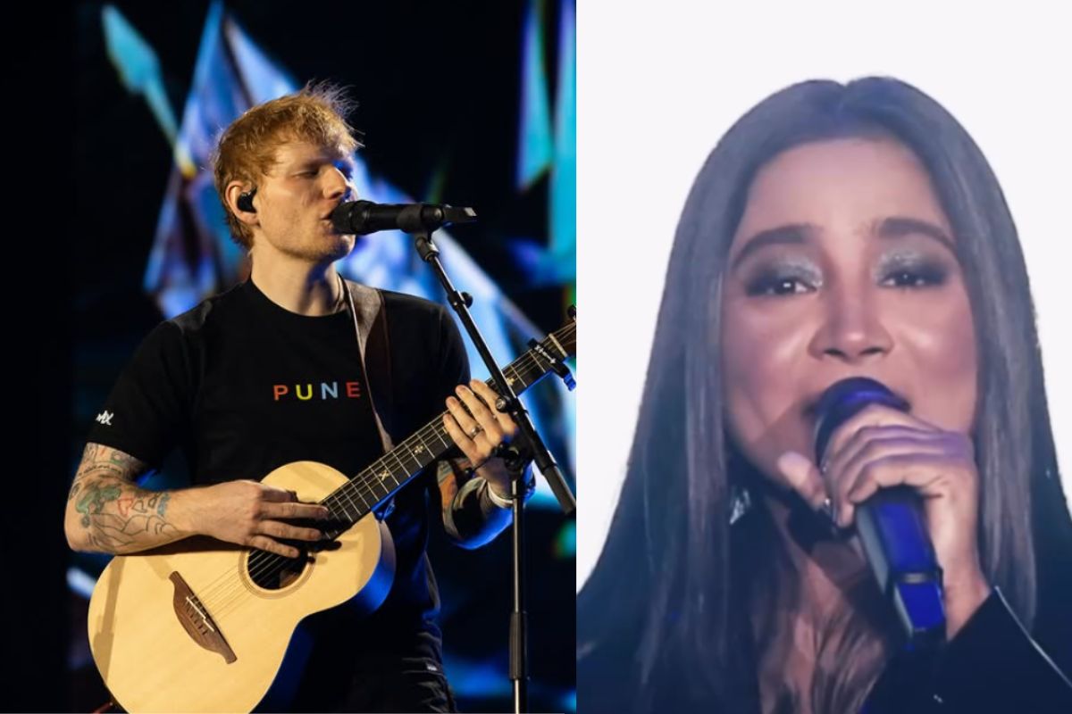 Ed Sheeran and Shilpa Rao