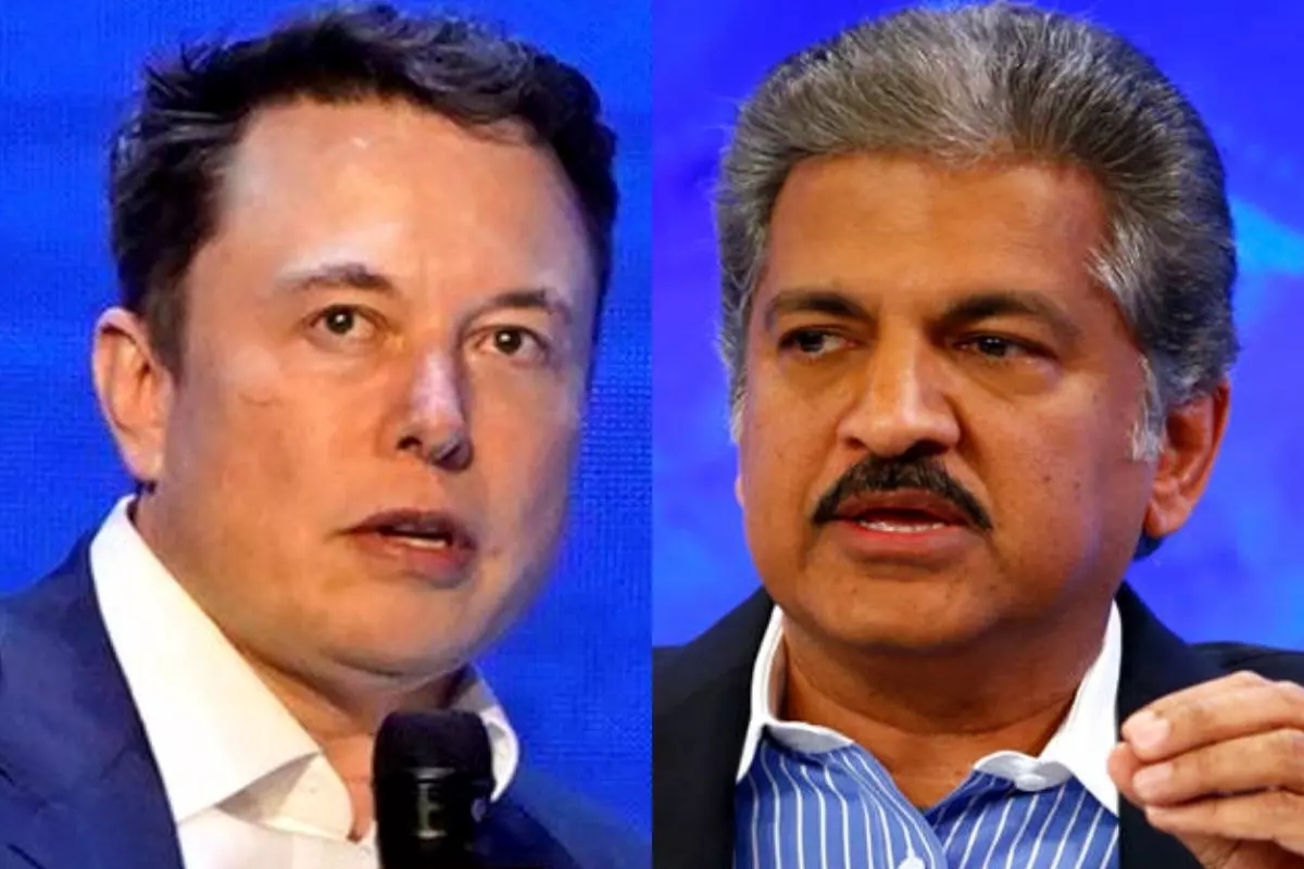 Elon Musk Anand Mahindra