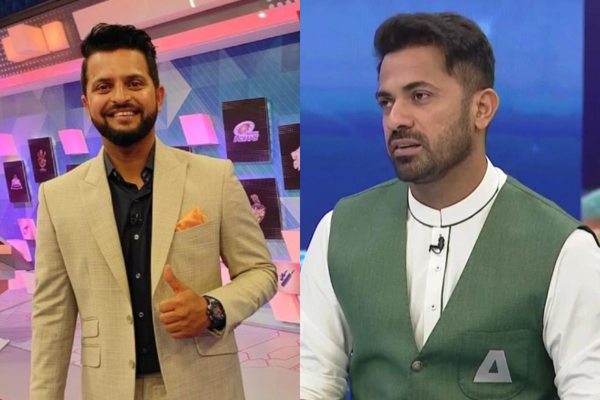 Suresh Raina and Wahab Riaz