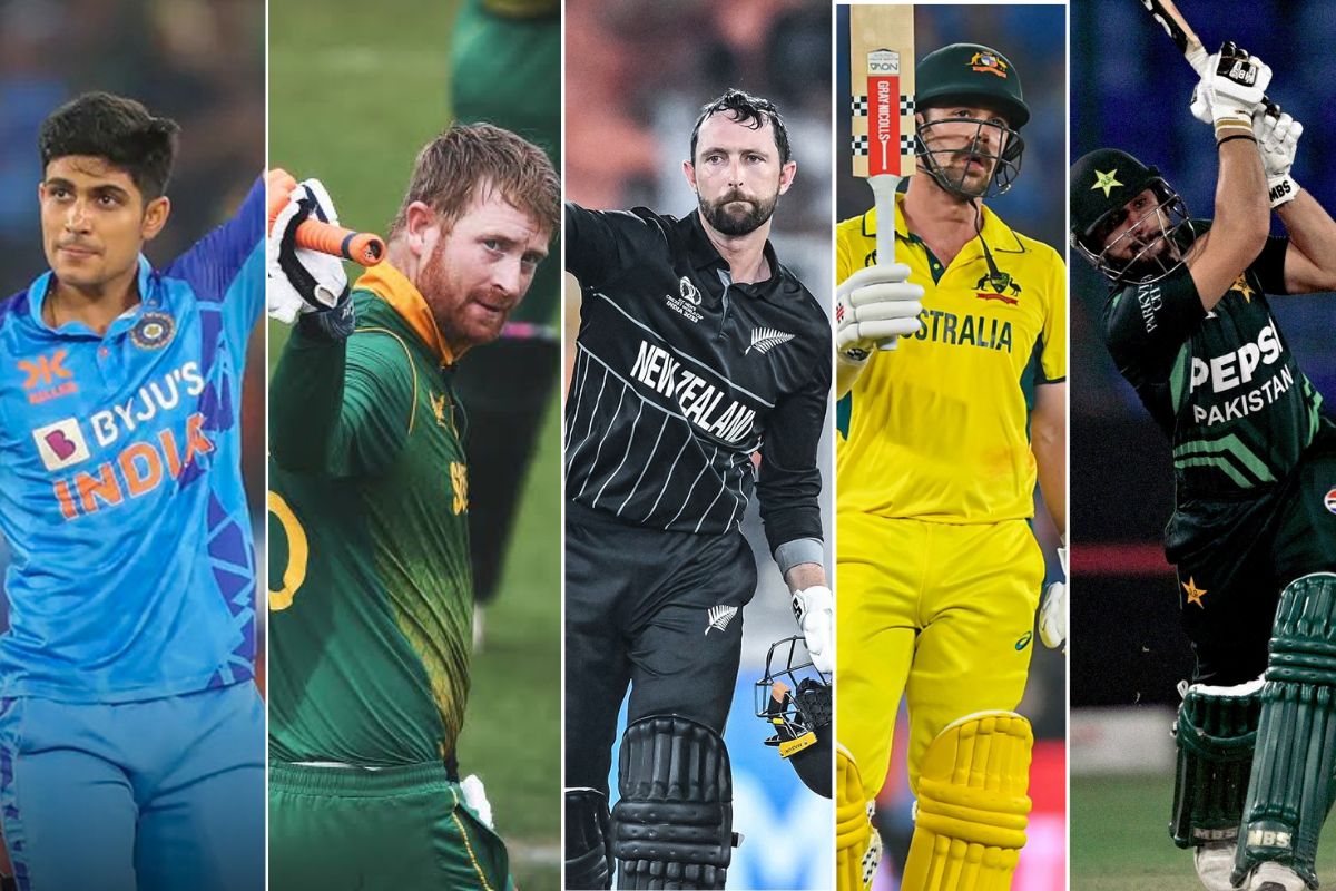 Shubman Gill, Henrich Klassen, Devon Conway, Travis Head and Salman Ali Agha.