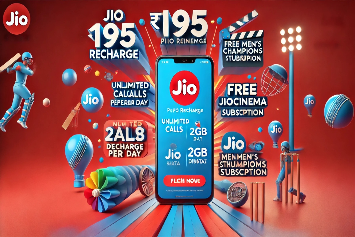 Jio Recharge for ICC Men's Champions Trophy