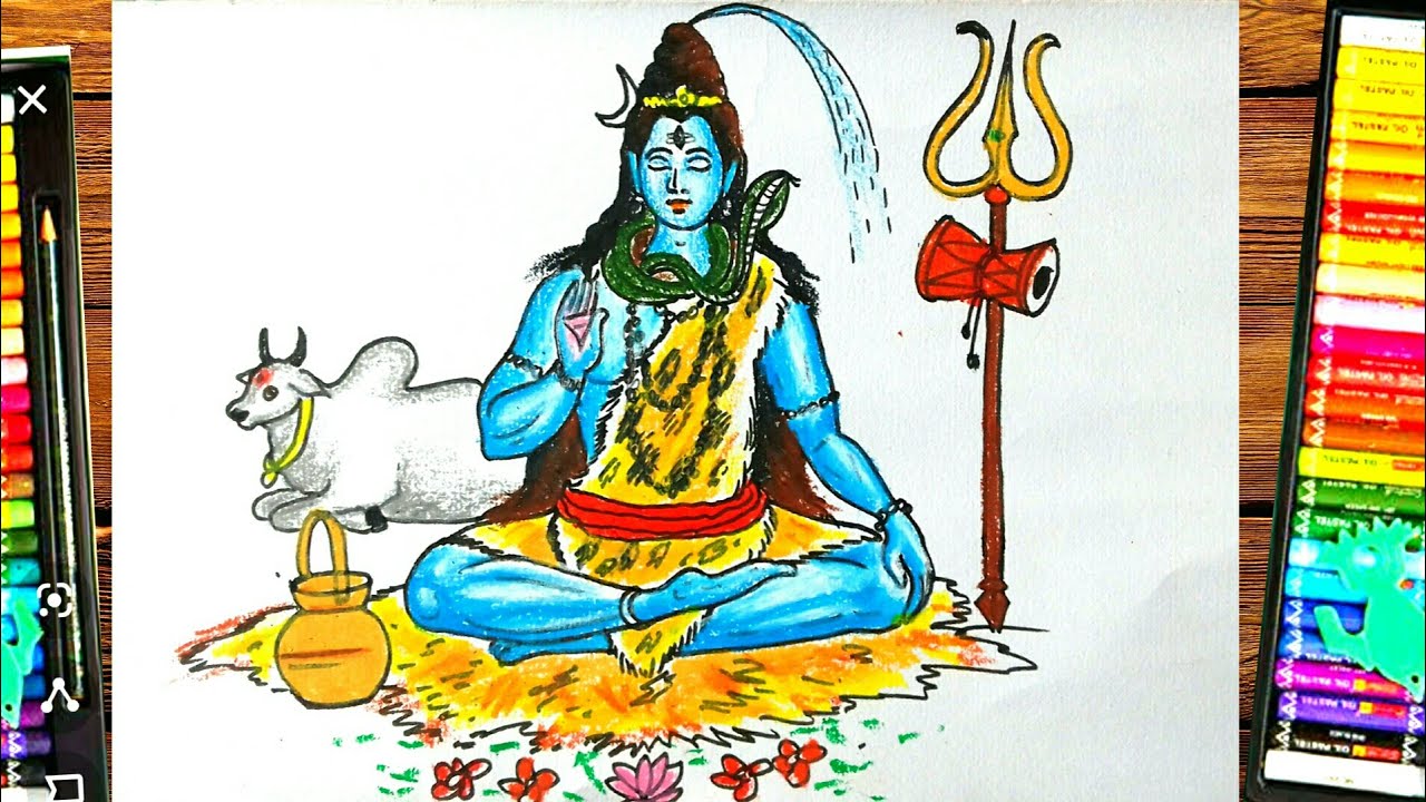 Maha Shivaratri Drawing Ideas