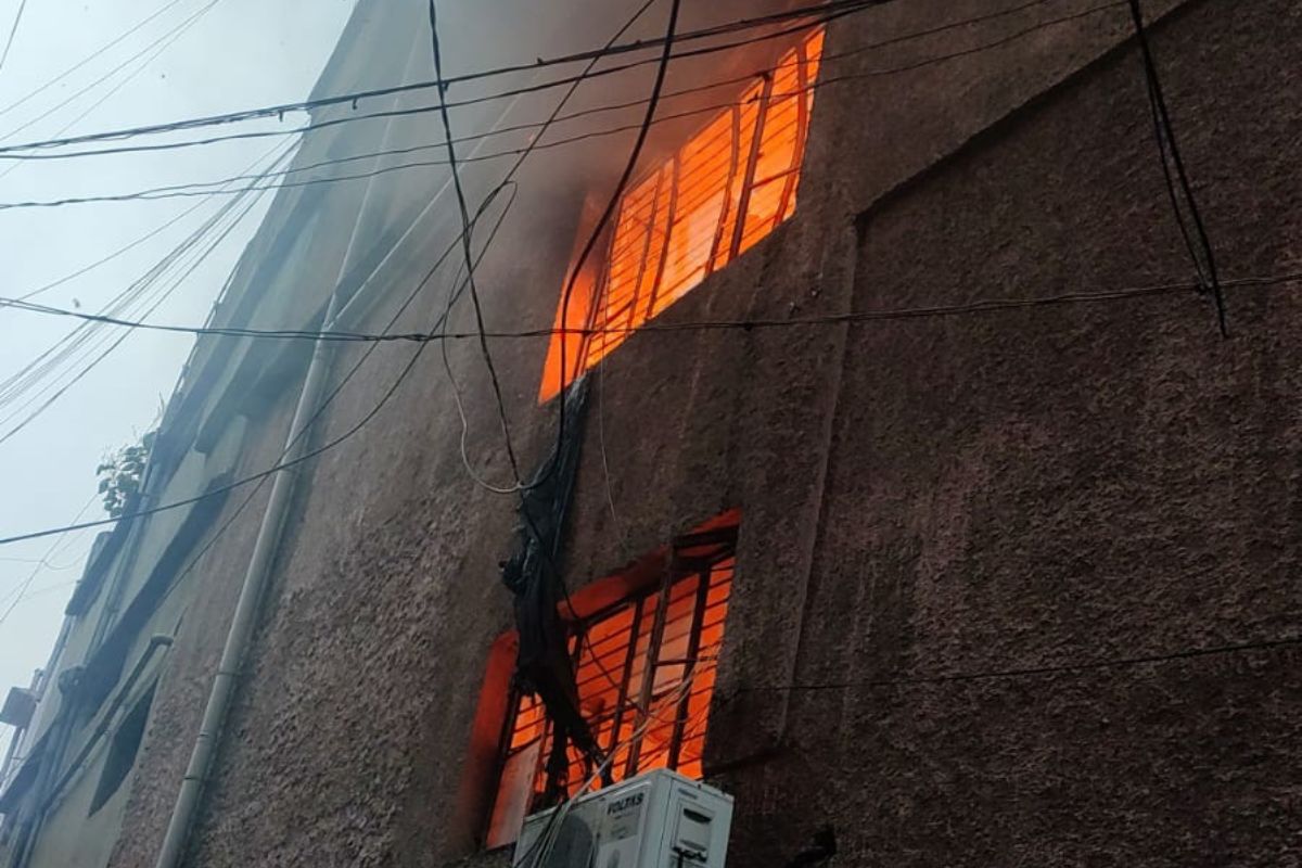 Massive Fire in Ranchi