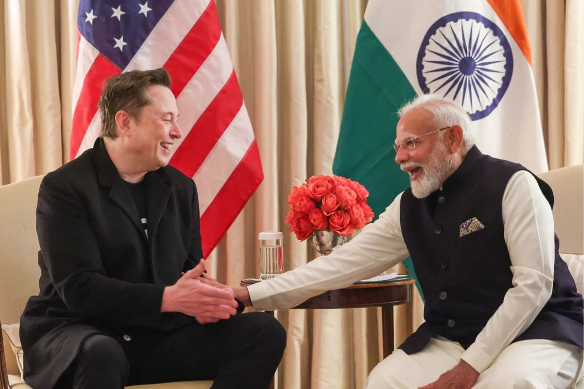 PM Modi spoke Elon Musk