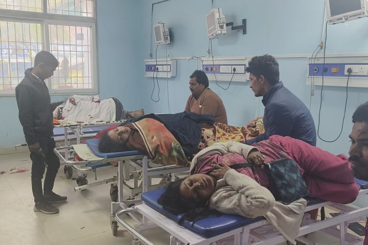 हादसे में घायल लोग
