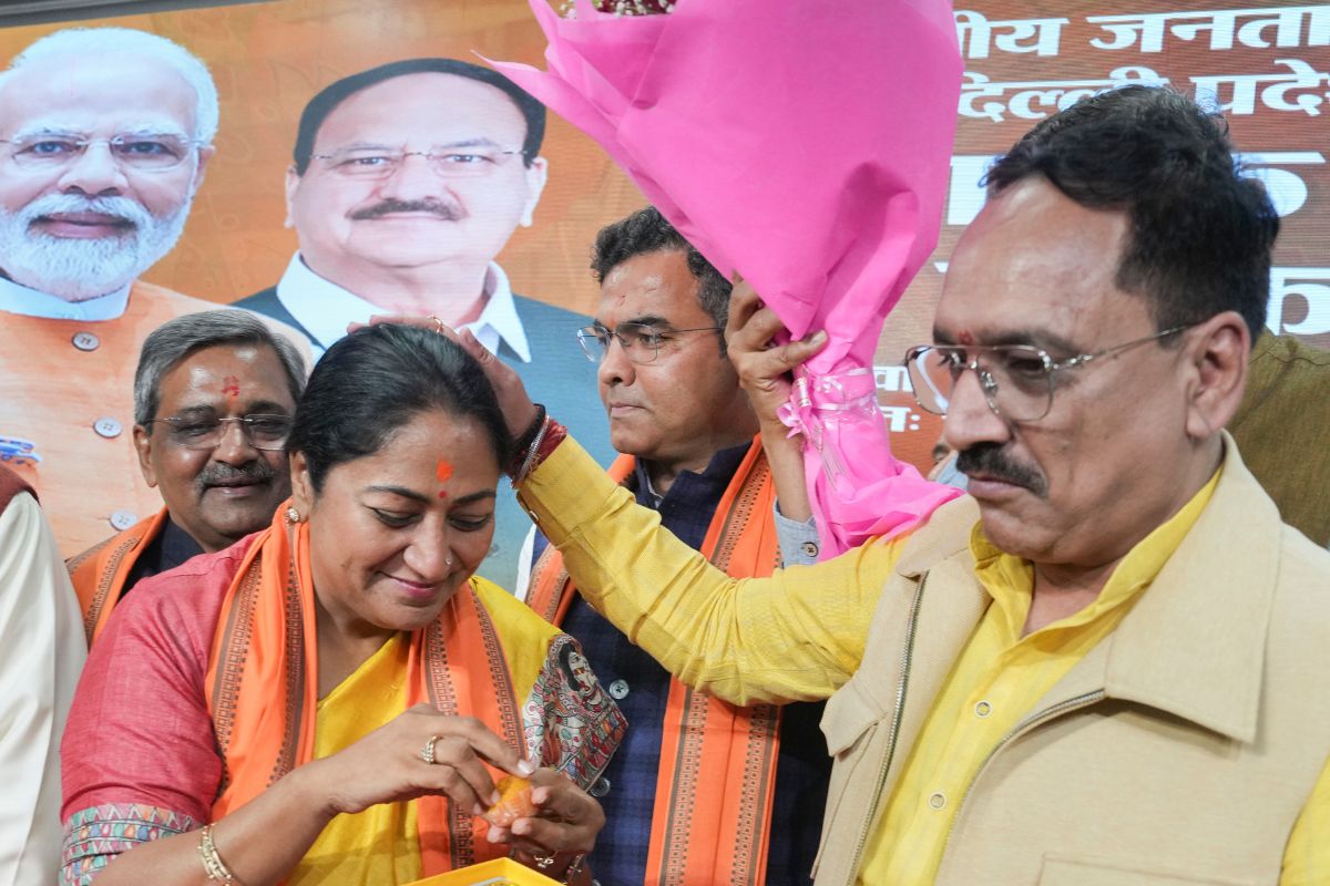 Rekha Gupta and Virendra Sachdeva