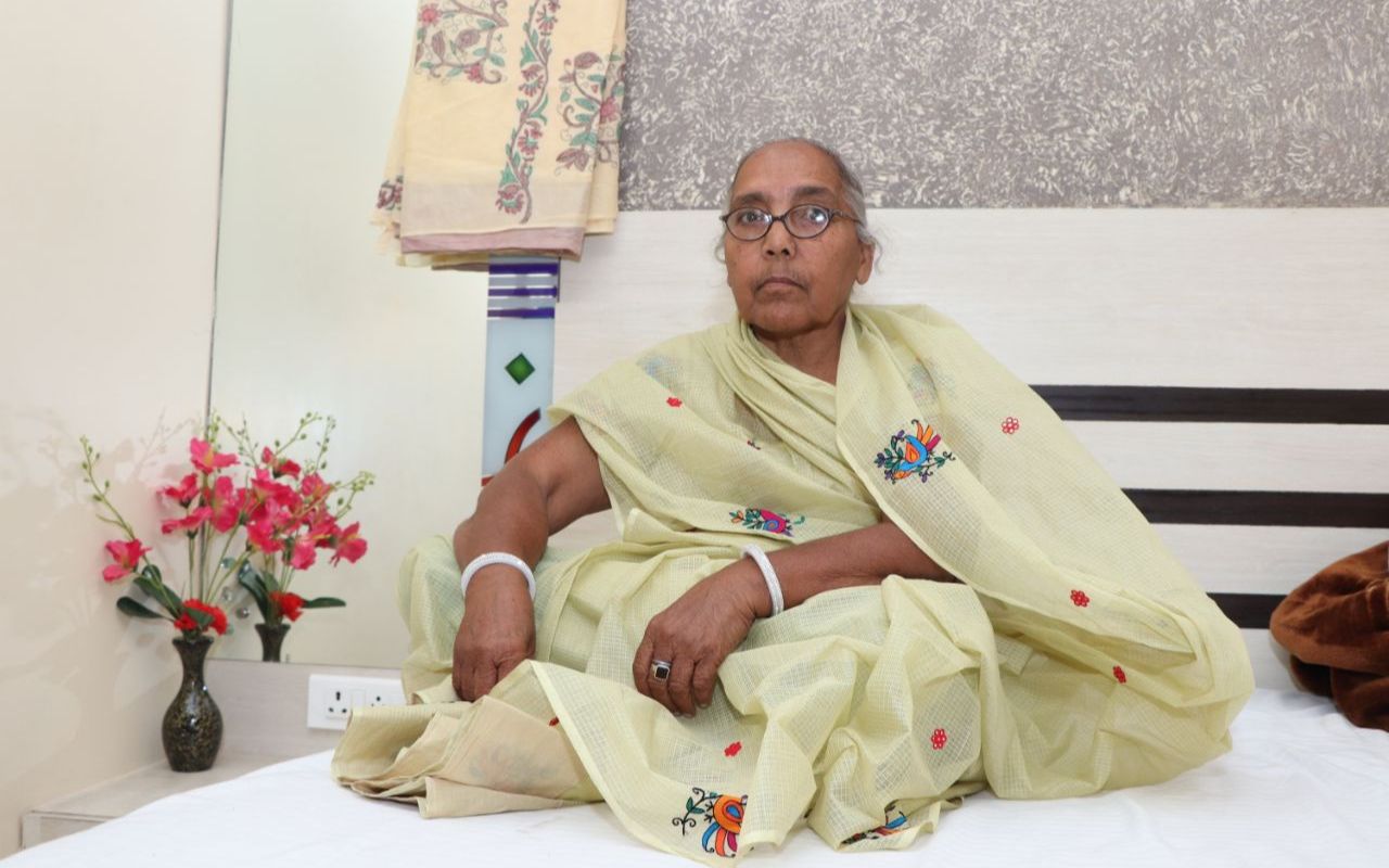 Sujani artist Nirmala Devi