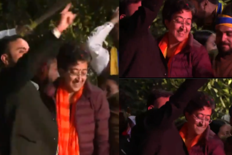 Viral Video: कैसी बेशर्मी, पार्टी हार गई, बड़े नेता हार गये, आतिशी मना रही हैं जश्न, देखें किसने मारा ताना