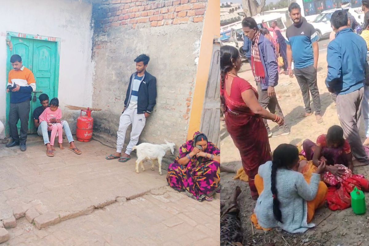 giridih news mahakumbh going vehicle accident in mirzapur