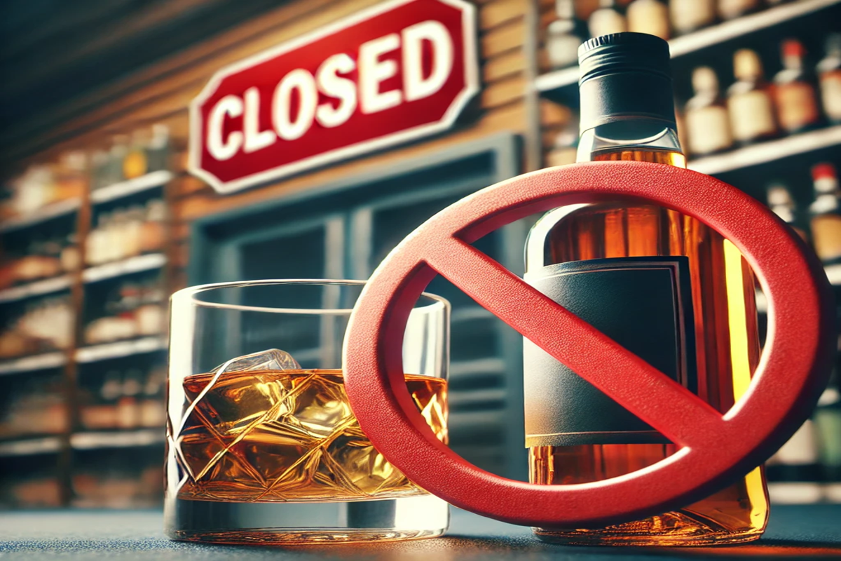 liquor Shop Closed