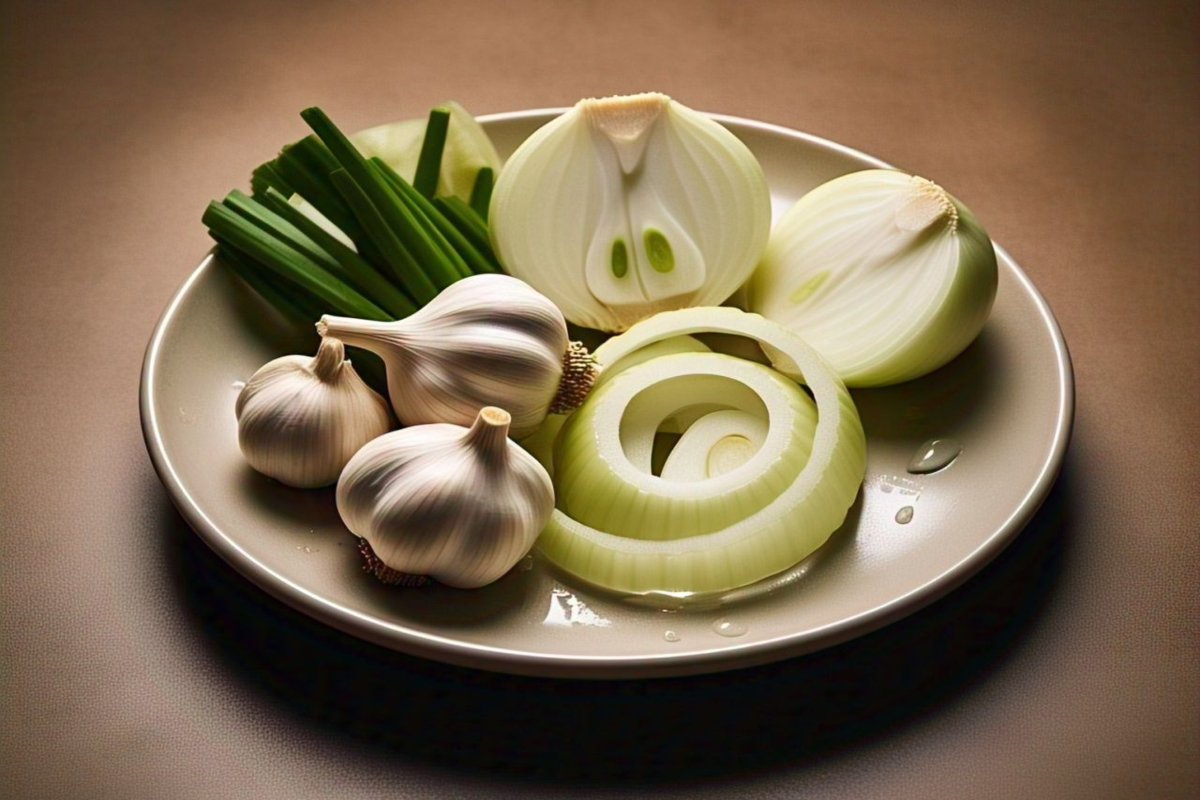 onion and garlic together