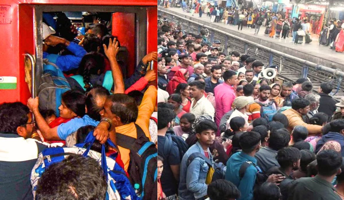 patna junction crowd| Attempt to run special trains fails in front of crowd at Patna Junction