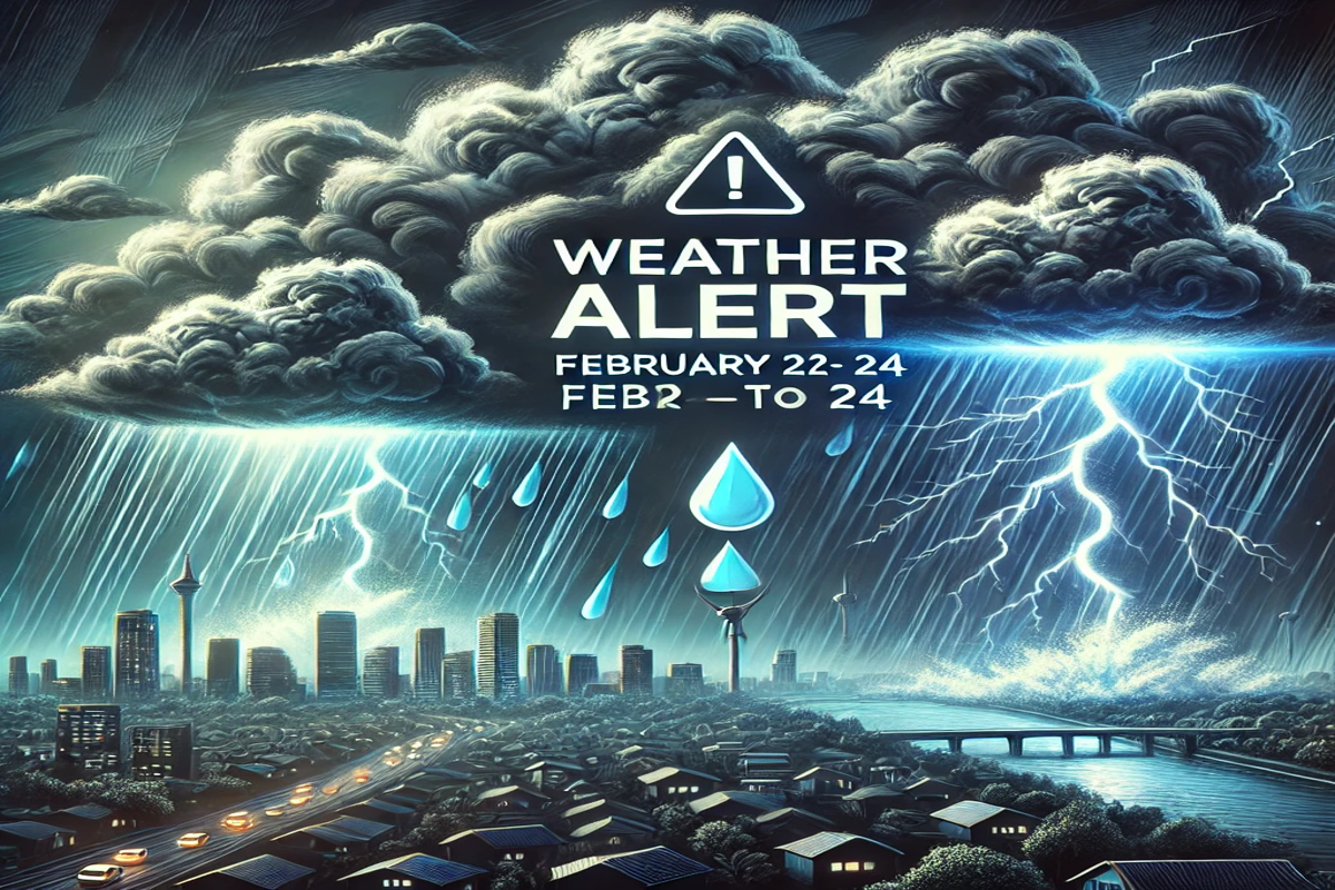 Weather forecast Heavy rain alert