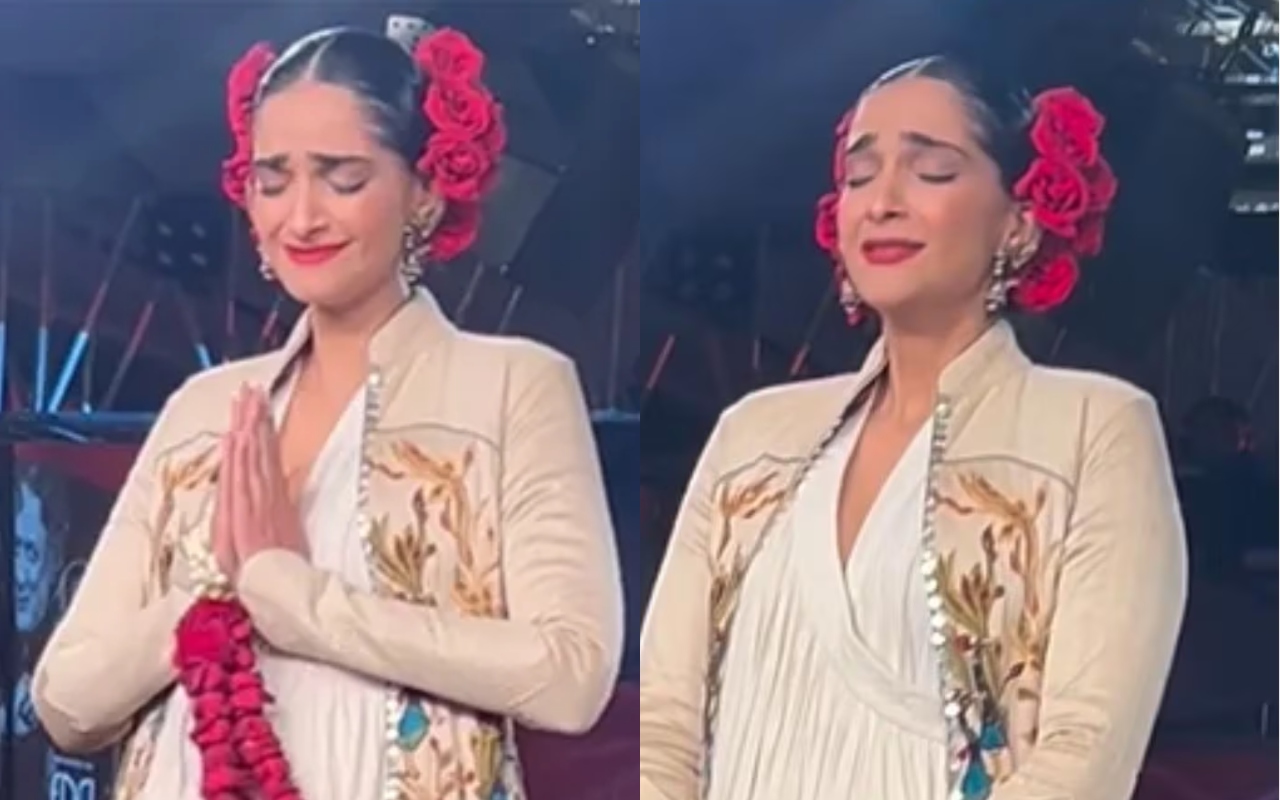 Sonam Kapoor gets emotional