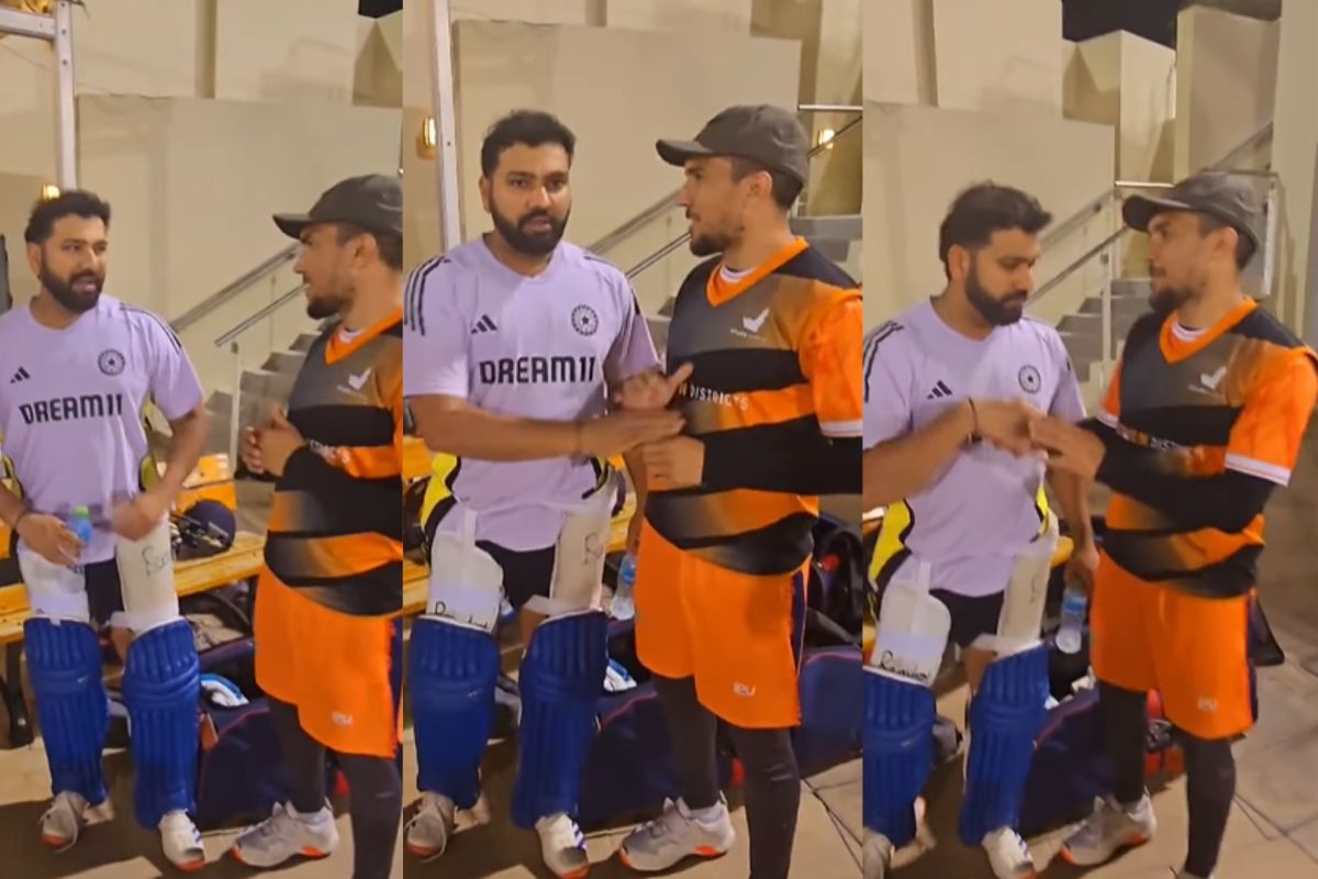 viral video of Rohit Sharma