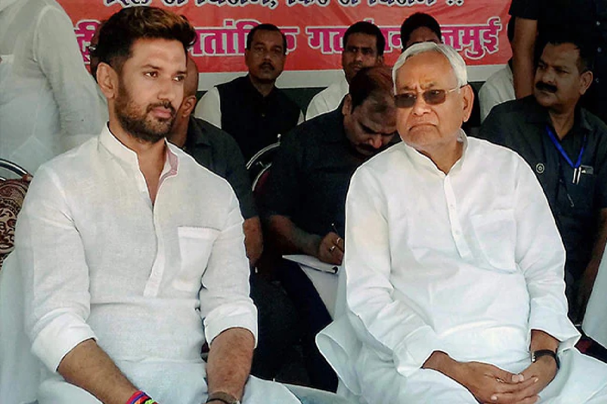 Nitish Kumar and Chirag Paswan