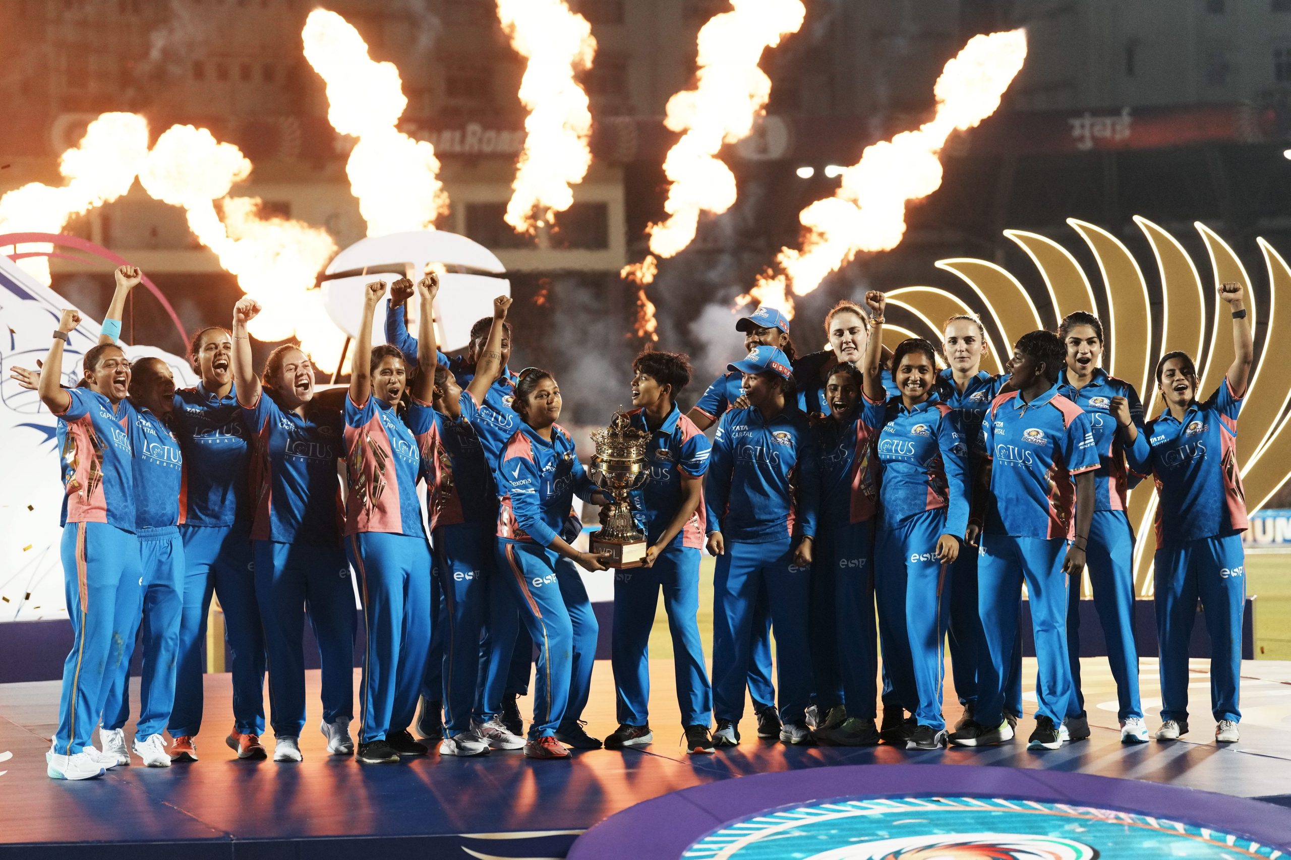 Mumbai Indians wins WPL Final.