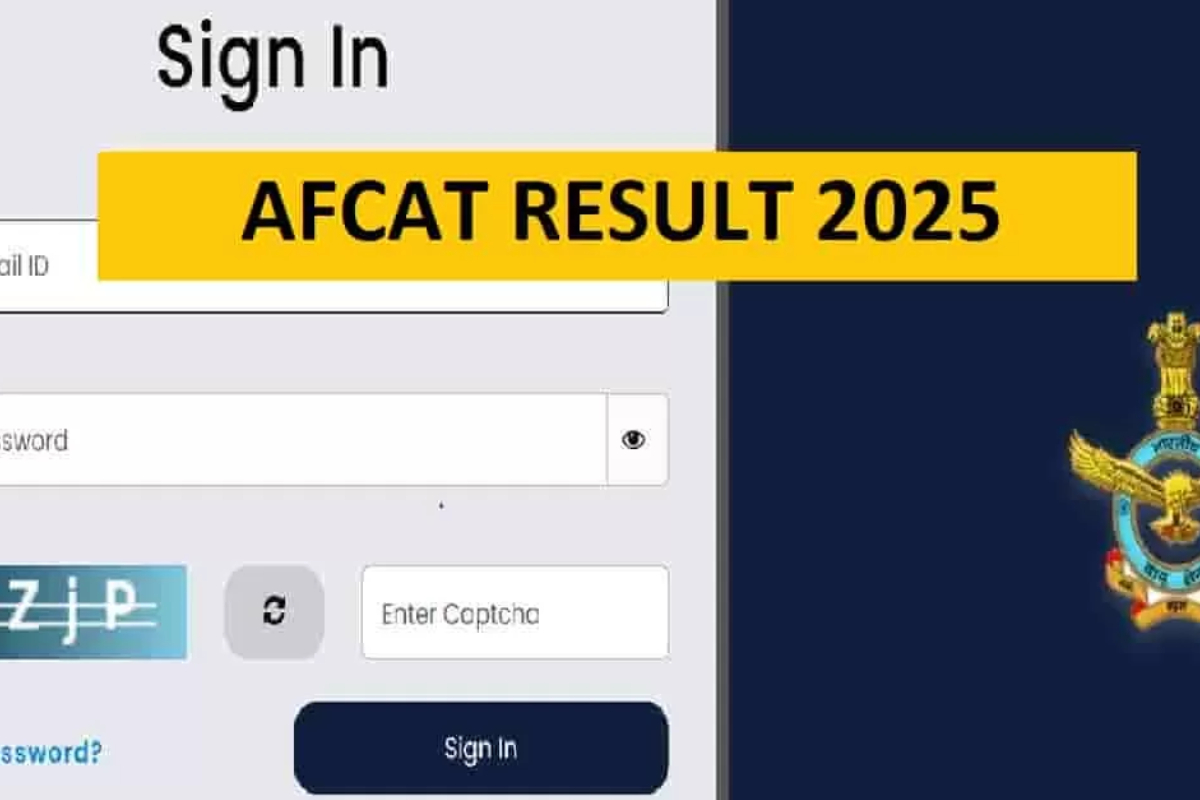 AFCAT Result 2025 OUT