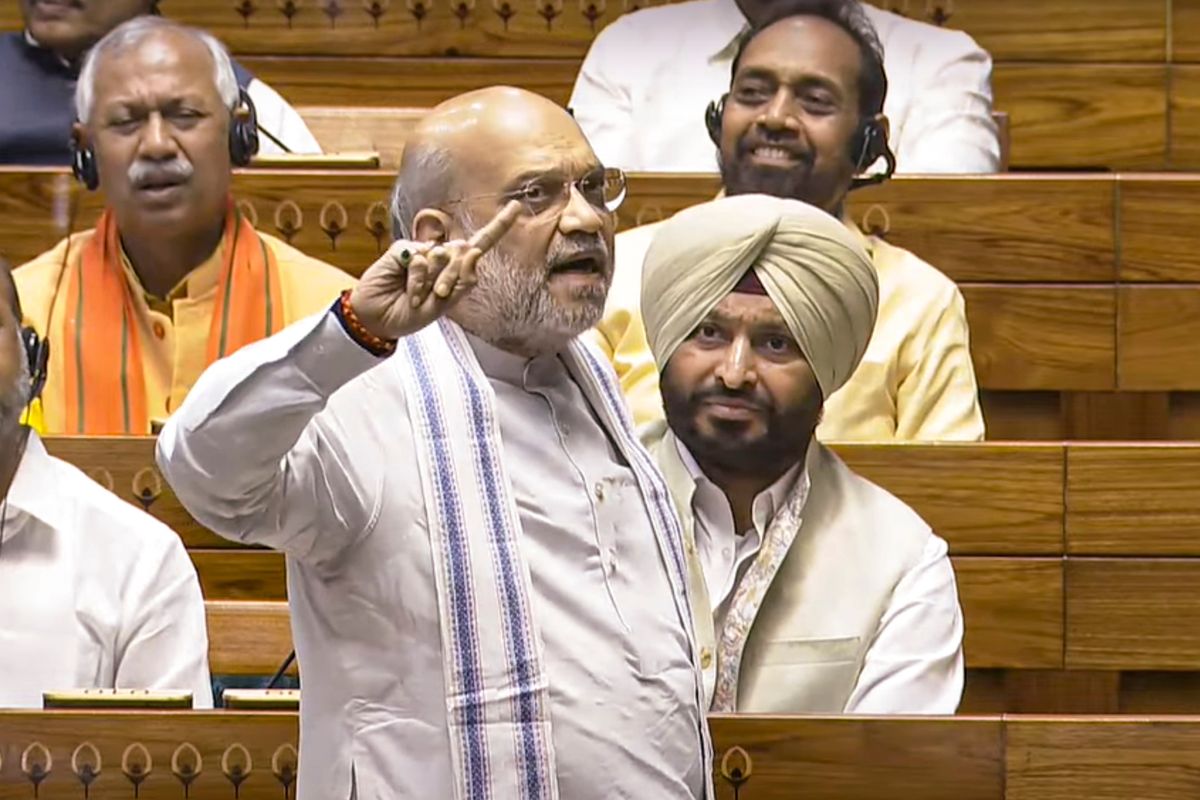 Amit Shah in Lok Sabha