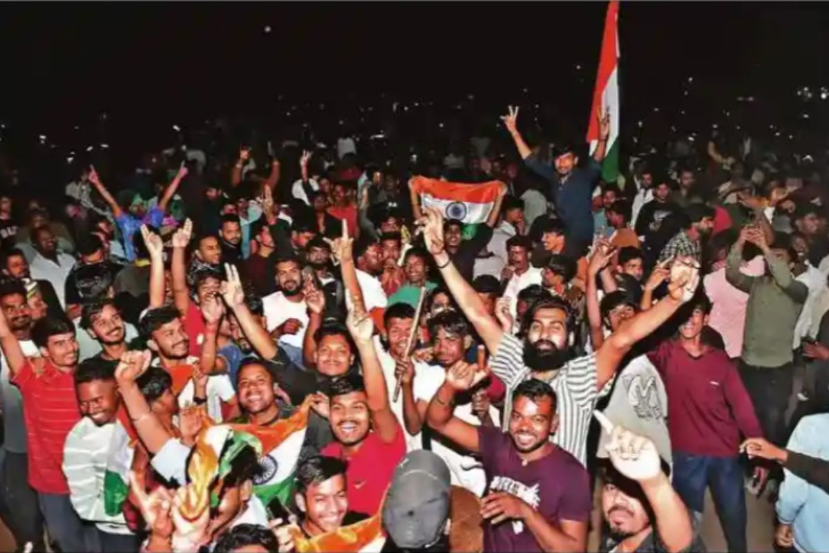 Celebration in Ranchi