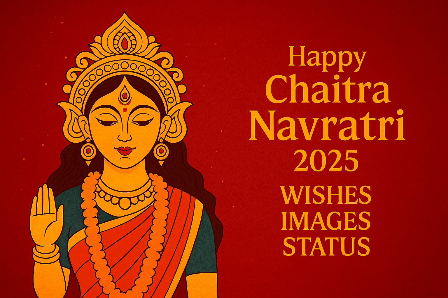 Happy Chaitra Navratri 2025 Wishes Images Status