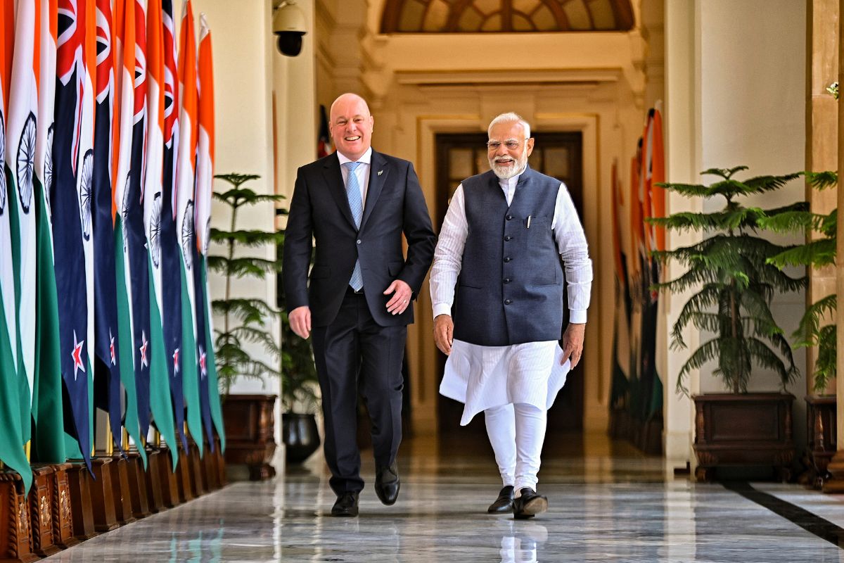 Christopher Luxon PM Modi