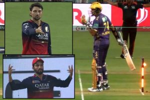 Sunil Narine Hit Wicket Controversy.
