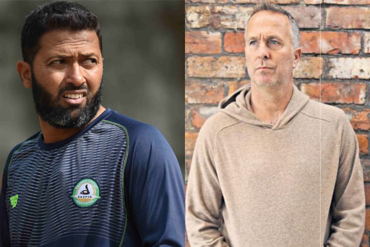 Wasim Jaffer and Michael Vaughan.
