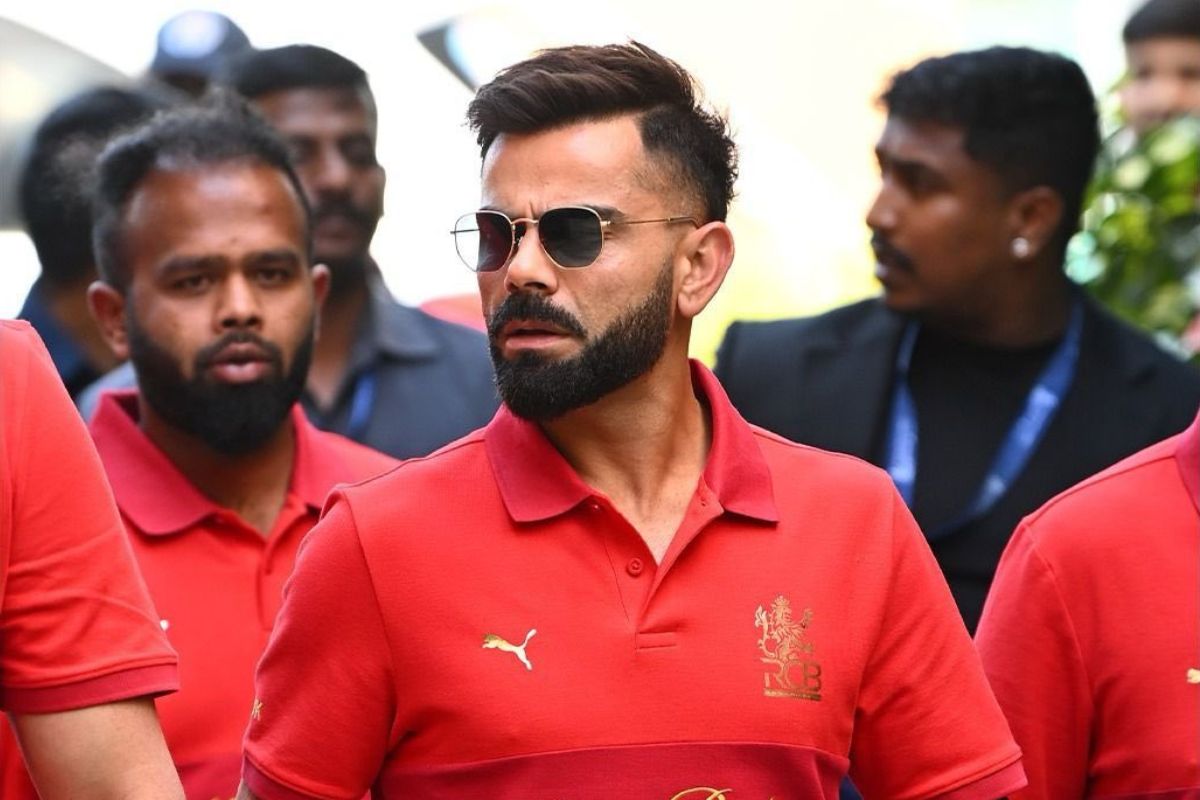 Virat Kohli during RCB Unbox Event.