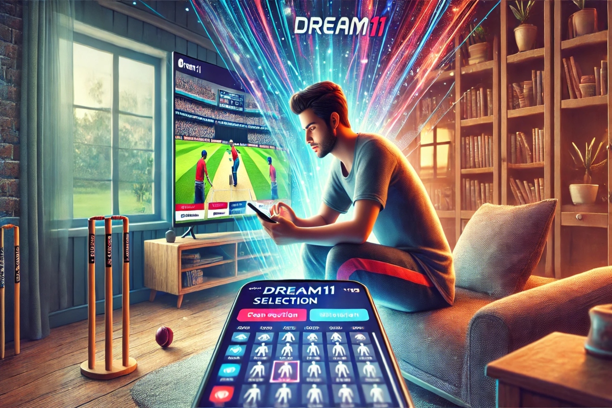 Dream11 on smartphone