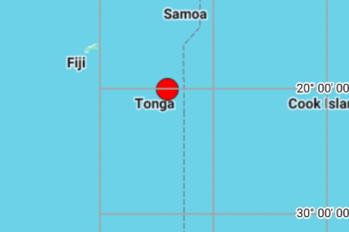 Earthquake in Tonga After Myanmar