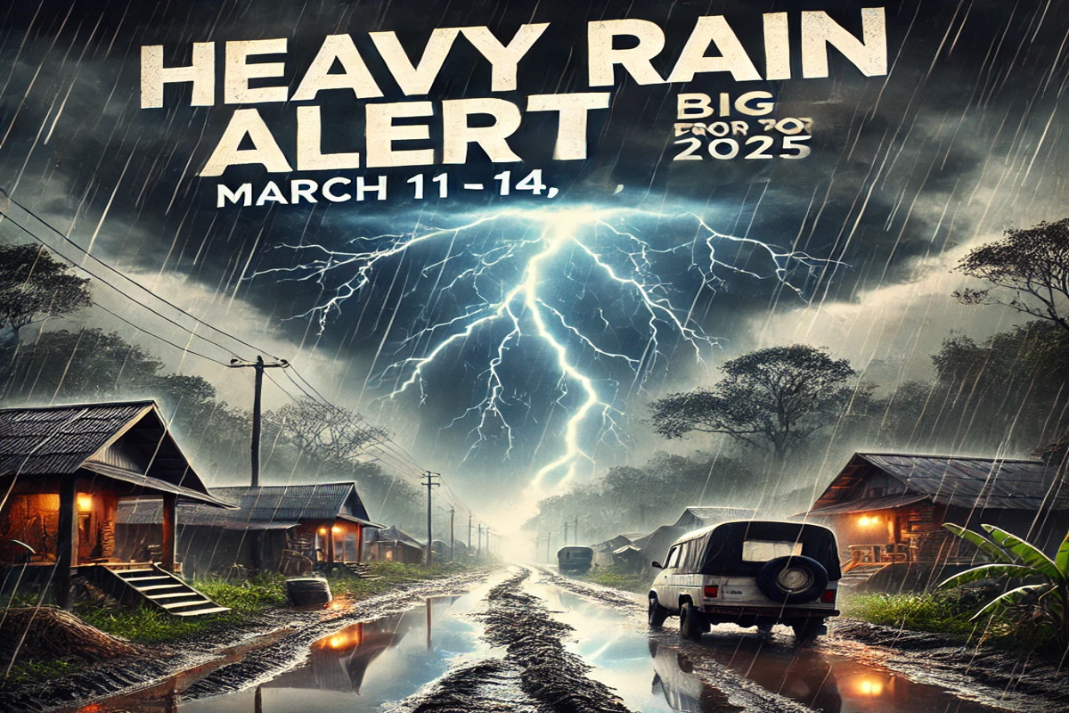 AI Image Heavy Rain Alert