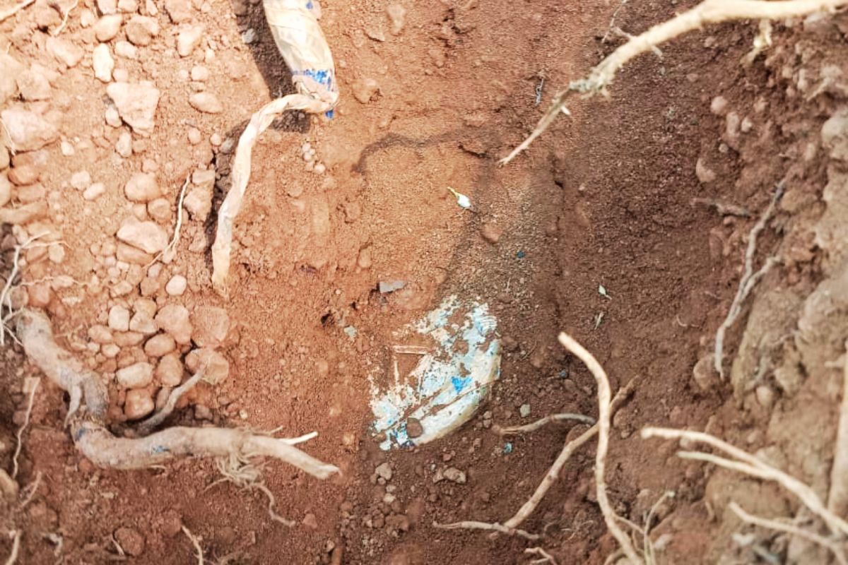 IED Bomb in West Singhbhum Jungle