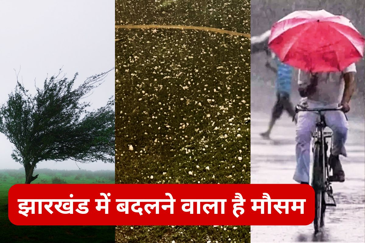 Jharkhand Weather Alert Thunder Hail Gusty Wind IMD Update