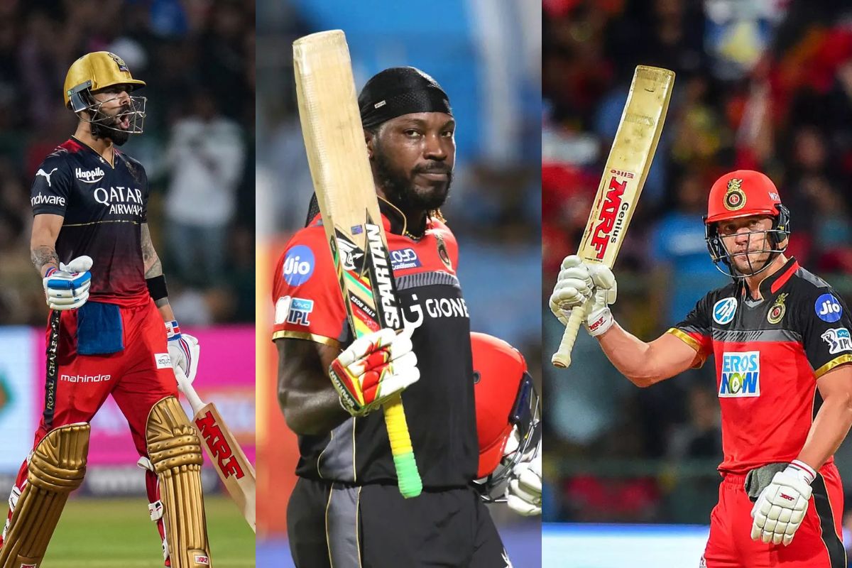 Kohli, Gayle and de Villiers
