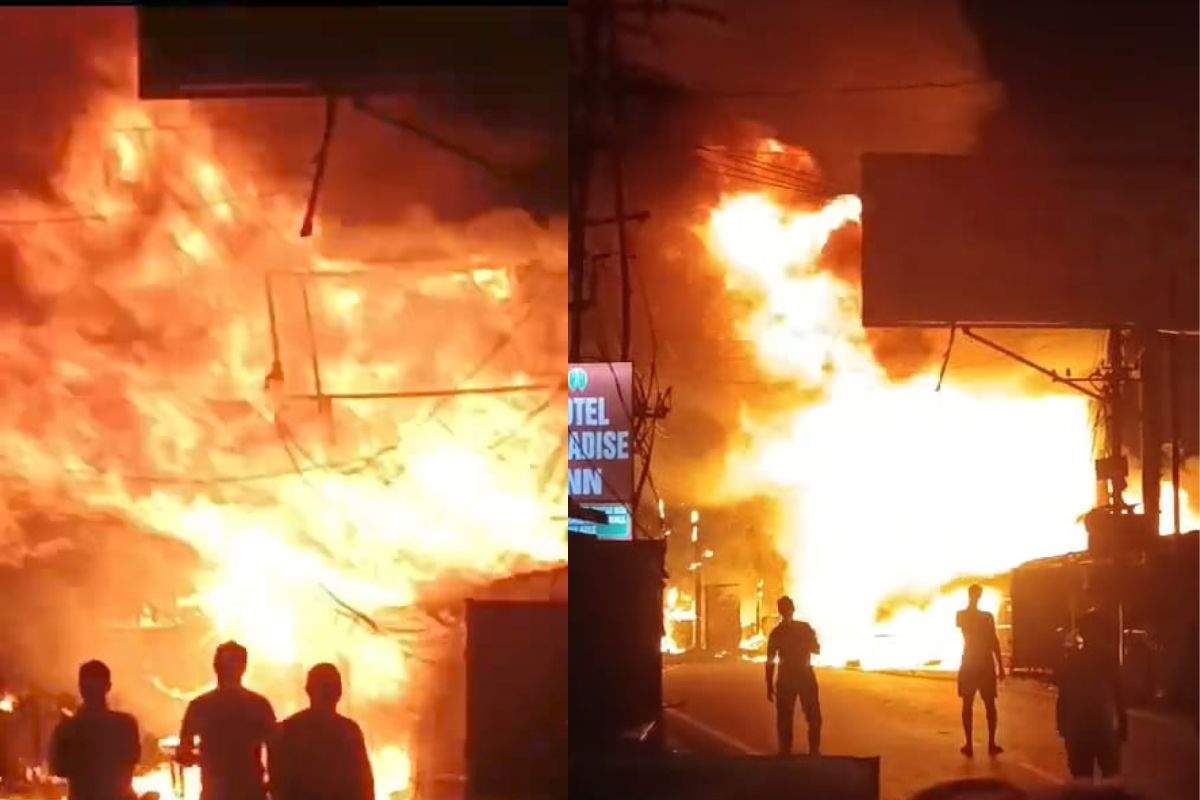 Massive Fire in Jasidih