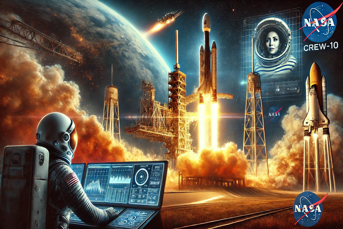 AI Image NASA launches Crew 10 mission to bring Sunita Williams back to Earth from space